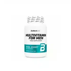 Multivitamin For Men 60 Tablets – BiotechUSA (12 Vitamines + 8 Minéraux + 8 Plant Powders + 7 Antioxydants, 30 doses) | Maghreb Nutrition