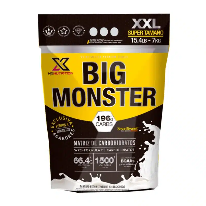 100% Mass Gainer Big Monster 7KG - Hx Nutrition