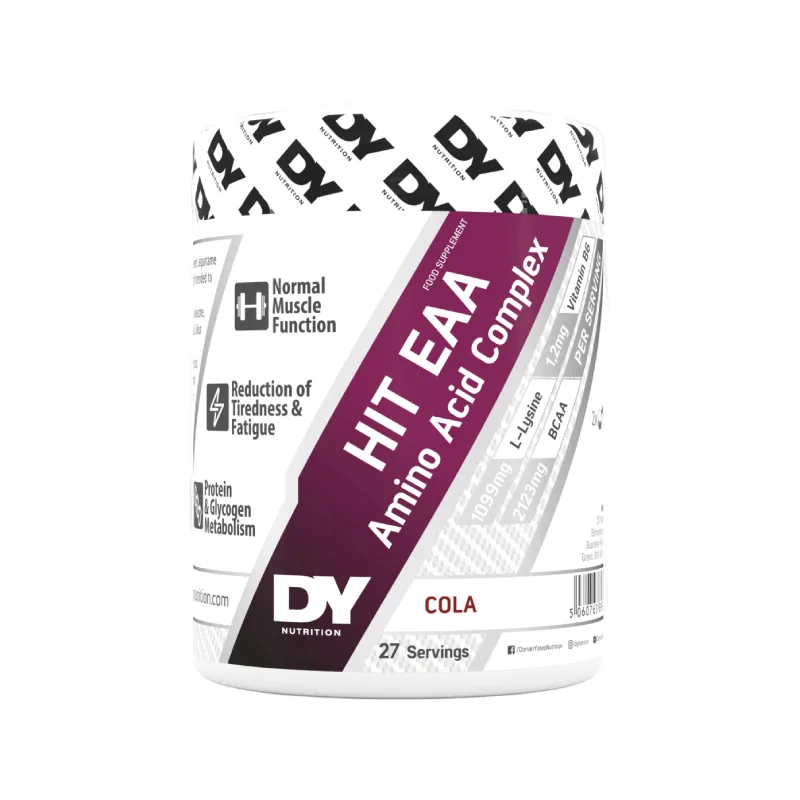EAA HIT EAA 360g DY Nutrition Dorian Yates - 9 acides amines essentiels Bubblegum sans aspartame - Maghreb Nutrition Maroc