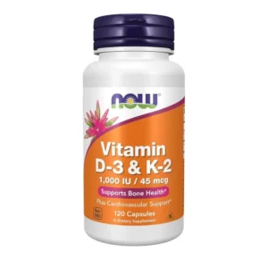 Vitamin d3+k2 120 Capsules - Now food