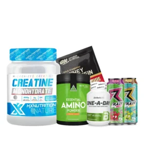 Pack Creatine Monohydrate Hx 300g + Essentials