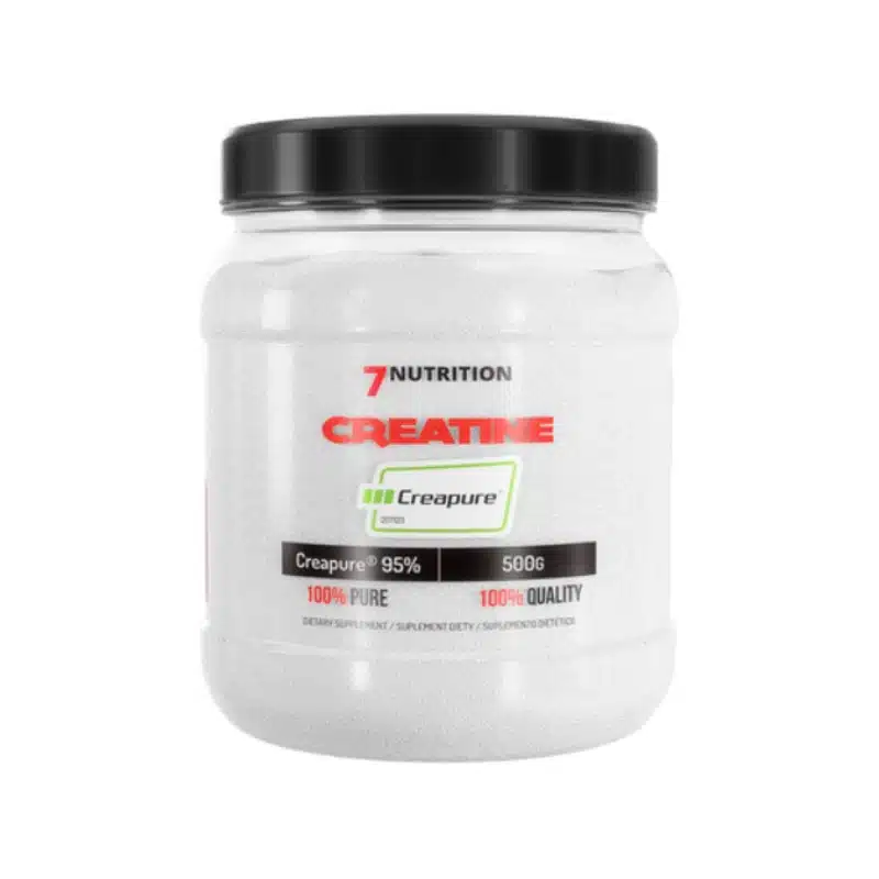 Creapure Creatine Monohydrate 500g 7Nutrition - 166 portions avec Taurine - Maghreb Nutrition Maroc