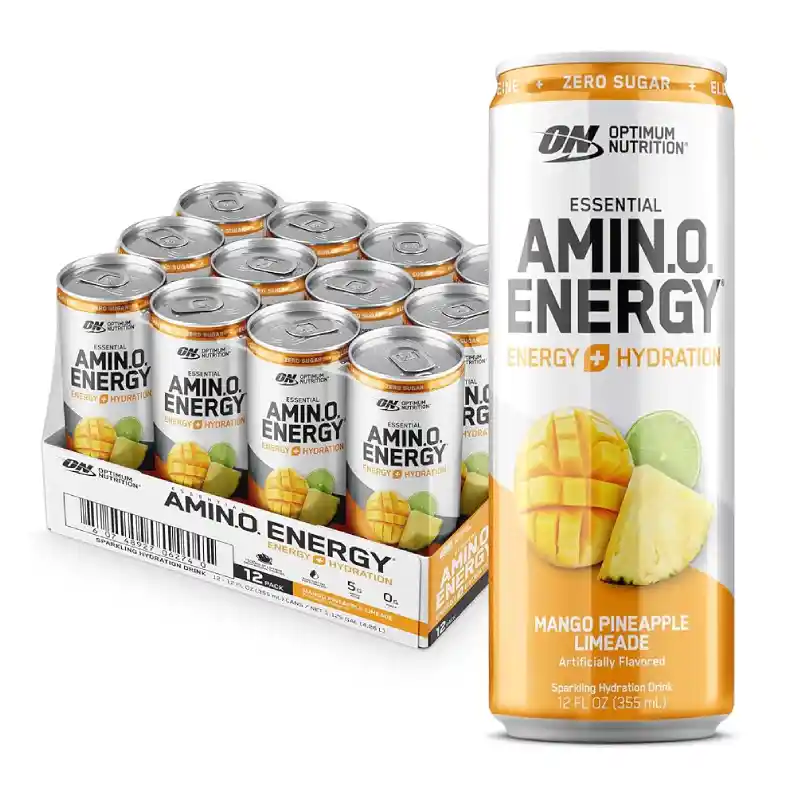 Amino Energy Hydration Optimum Nutrition - 12 Cans - Mango