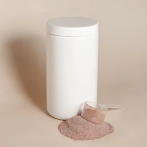 Pot de créatine monohydrate en poudre avec dosette