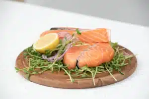 Filets de saumon, source d’oméga 3