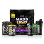 Pack Prise de Masse Complet – Mass Tech Extreme + Créatine + Multivitamines + Vitamine D3 K2 (Shaker OFFERT)