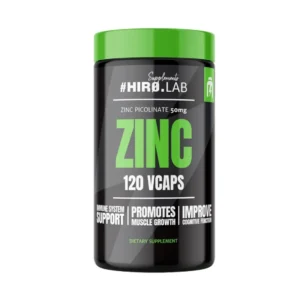 Zinc Picolinate 50mg – 120 Vege Caps – HIRO.LAB (Immunité, Cognition, Testostérone) | Maghreb Nutrition