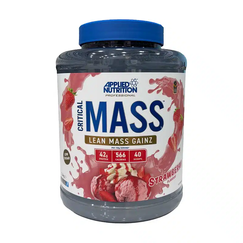Critical Mass Professional 2.4kg Applied Nutrition, pot saveur fraise