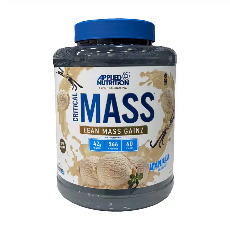 Critical Mass Professional 2.4kg Applied Nutrition, pot saveur vanille
