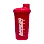 Shaker Bottle 700 ml rouge, couvercle vissé avec bec verseur