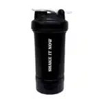 Smart Shaker 450 ml noir avec 1 compartiment