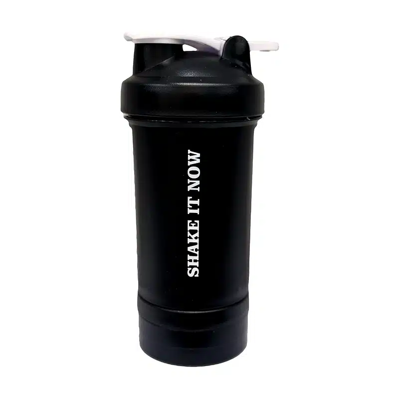 Smart Shaker 450 ml noir avec 1 compartiment