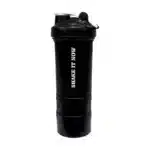 Smart Shaker 450 ml noir avec 2 compartiments