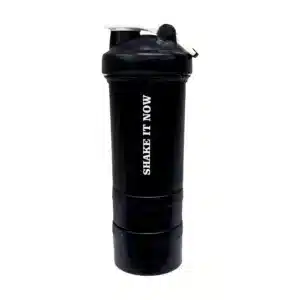 Smart Shaker 450 ml noir avec 2 compartiments